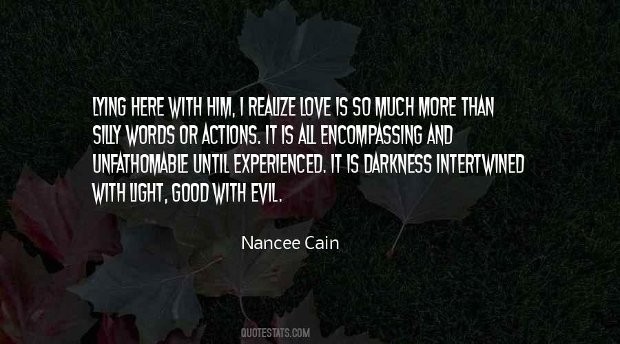 Unfathomable Darkness Quotes #1705370