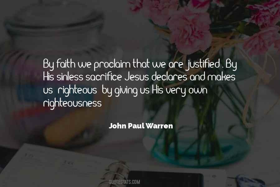 Quotes About Righteousness By Faith #1202635