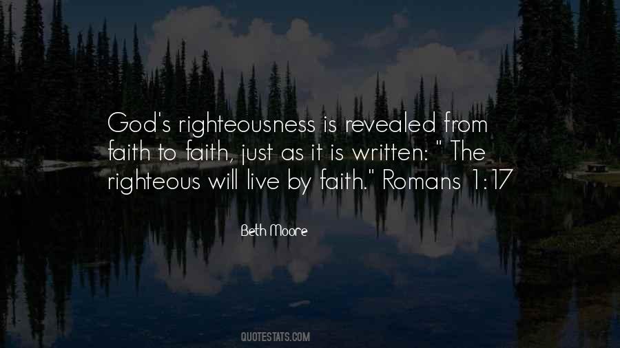 Quotes About Righteousness By Faith #325881