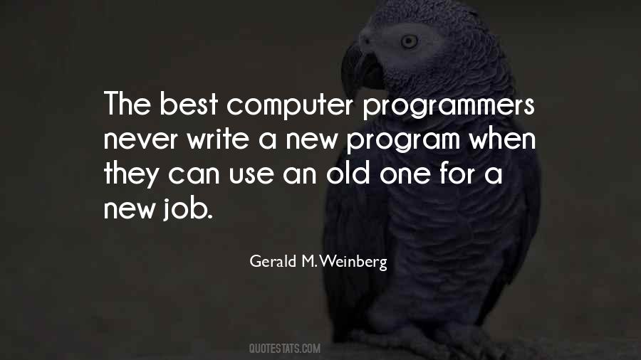 Quotes About Computer Programmers #1646652