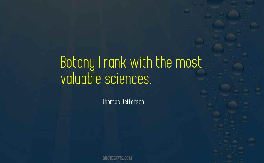 Quotes About Botany #837143