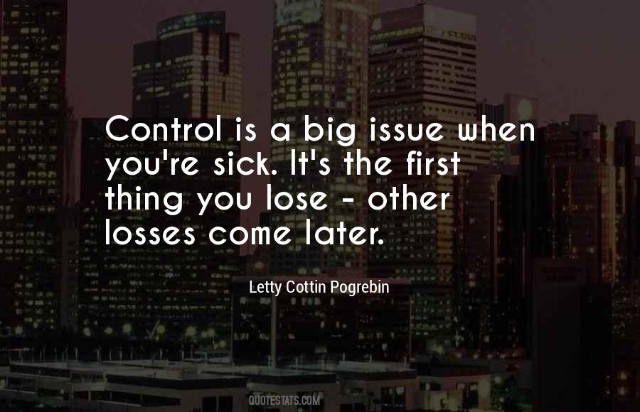 Quotes About Control Issues #591146