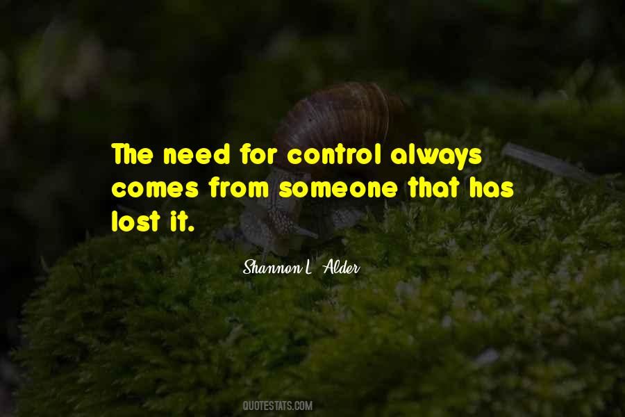 Quotes About Control Issues #745741