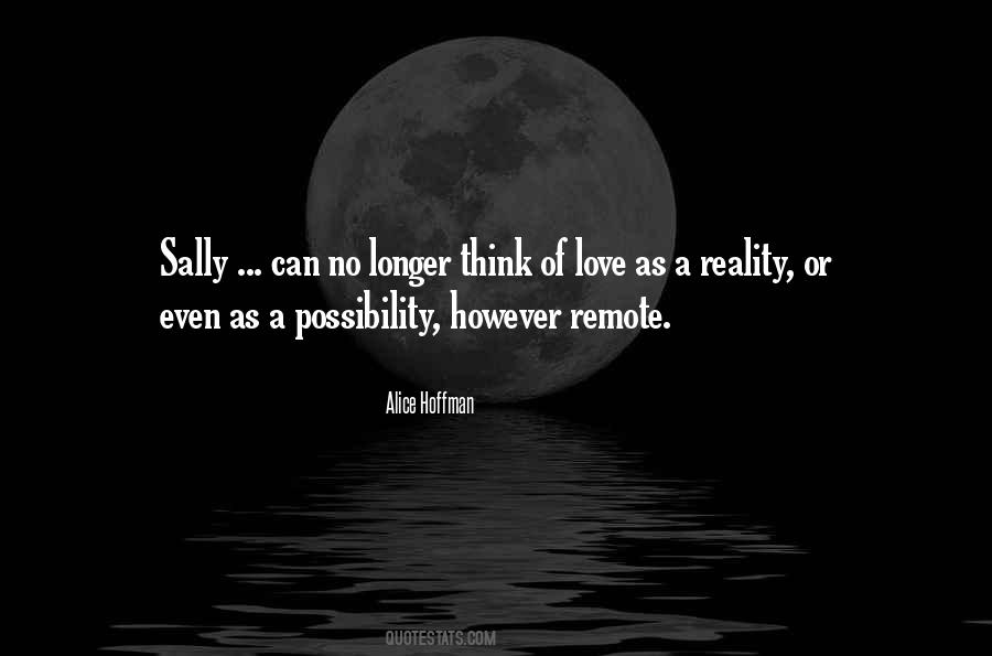 Love Possibility Quotes #6097