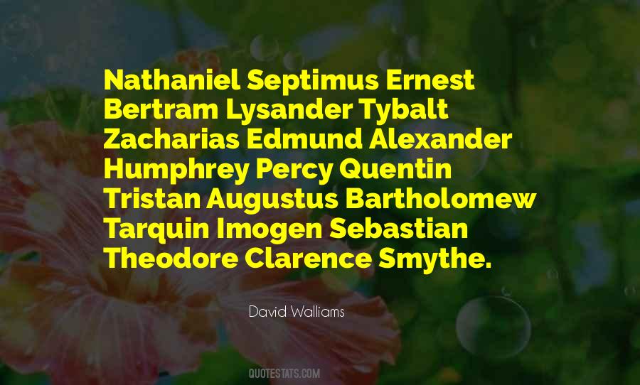 Quotes About Septimus #1043040