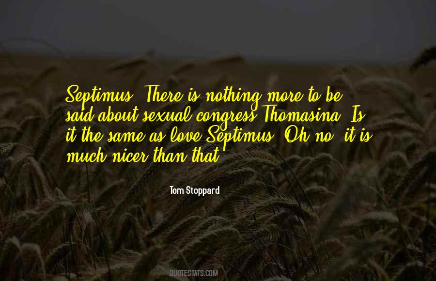 Quotes About Septimus #11042