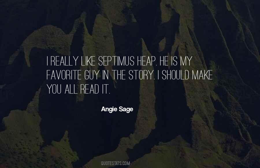 Quotes About Septimus #1681625