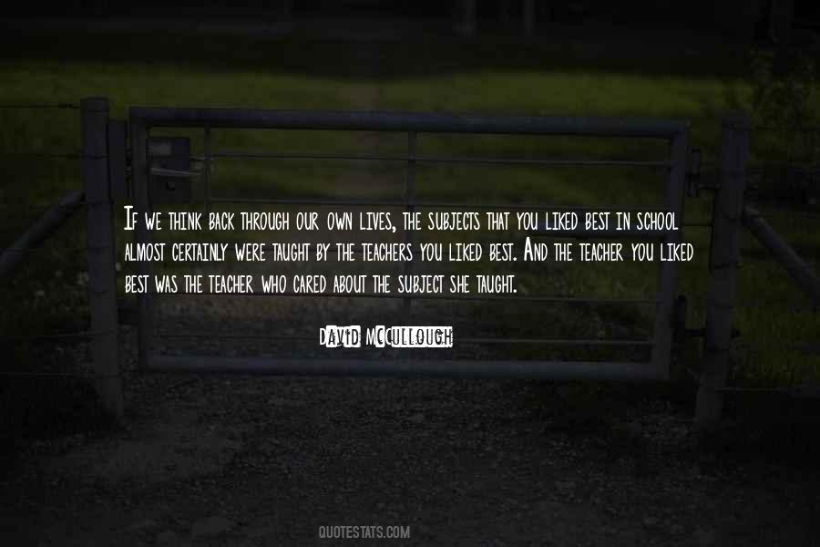 Quotes About Subjects In School #1163478