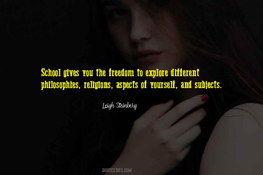 Quotes About Subjects In School #348227