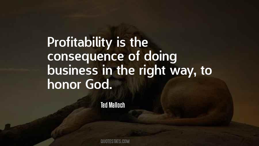 Quotes About Profitability #734548