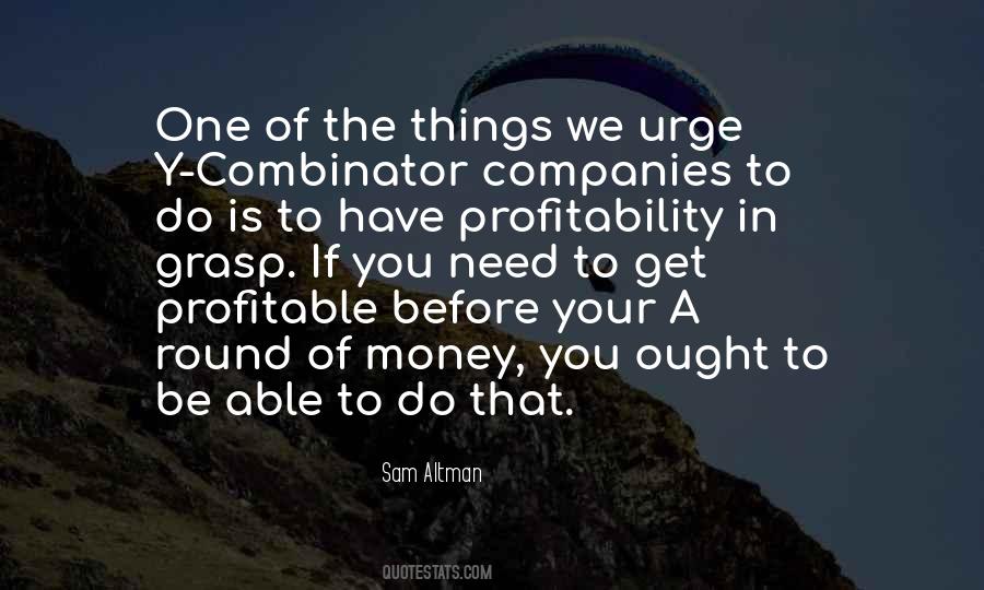 Quotes About Profitability #759456