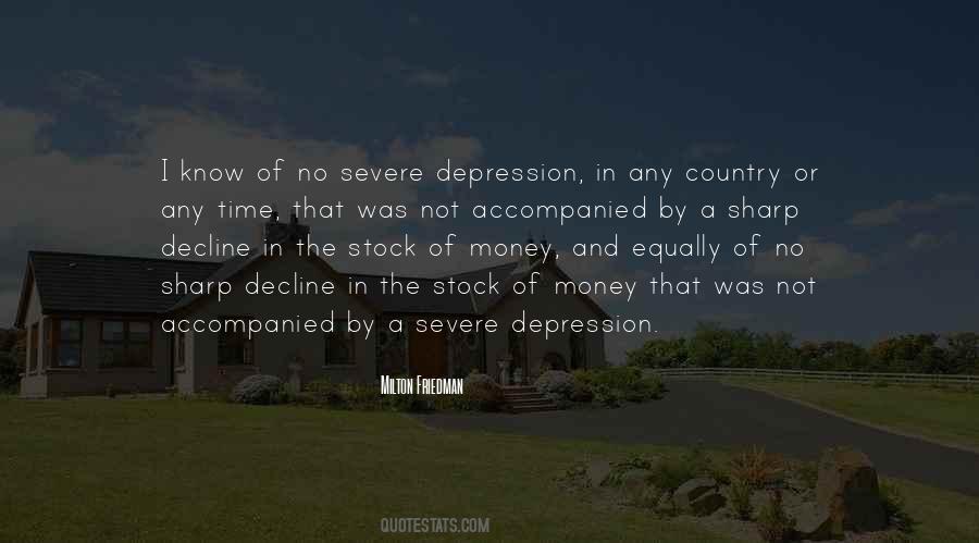 Quotes About Severe Depression #1662264