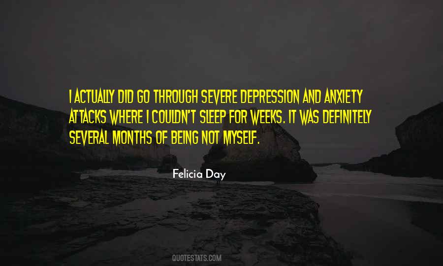 Quotes About Severe Depression #706145