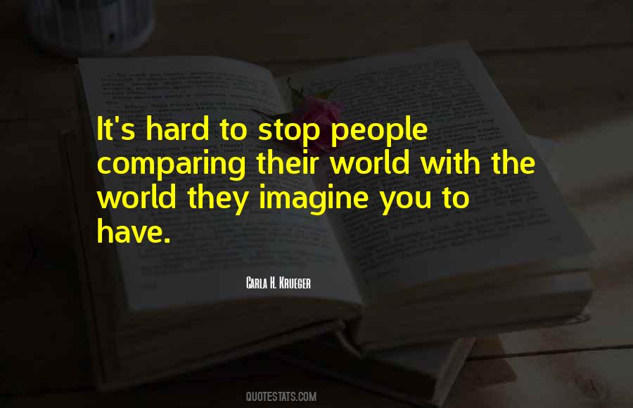 Stop Comparing Quotes #1524957