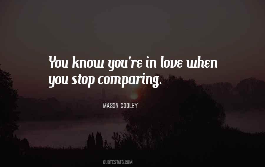 Stop Comparing Quotes #186790