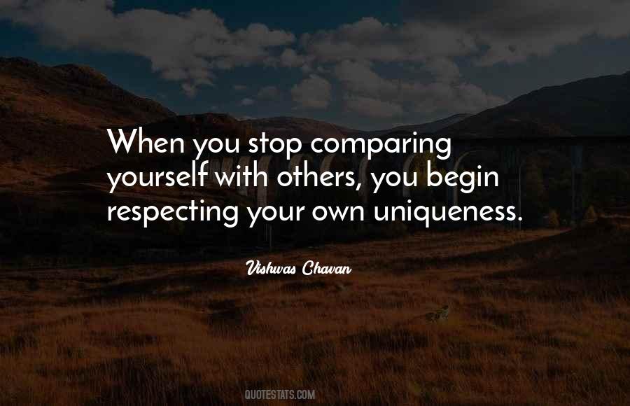 Stop Comparing Quotes #976946