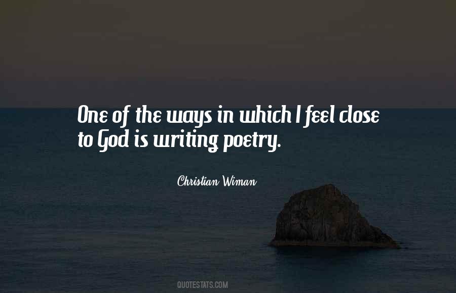 Quotes About Writing Poetry #1387346