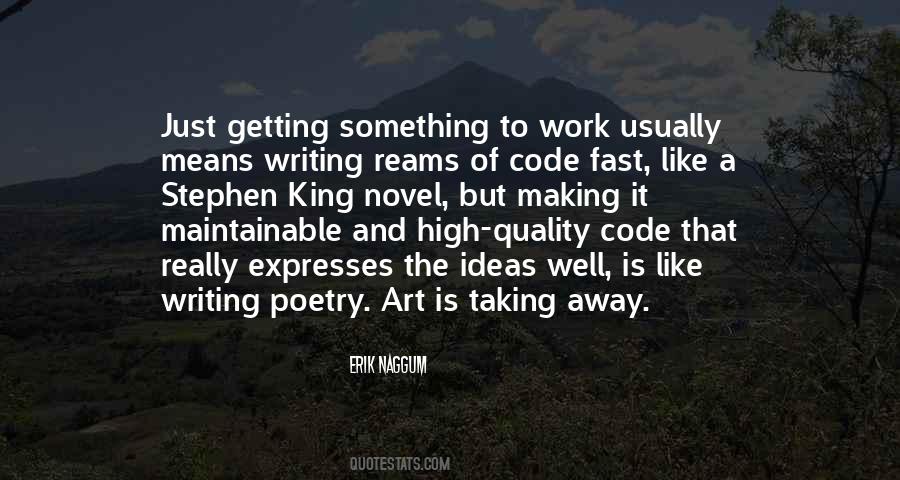 Quotes About Writing Poetry #533084