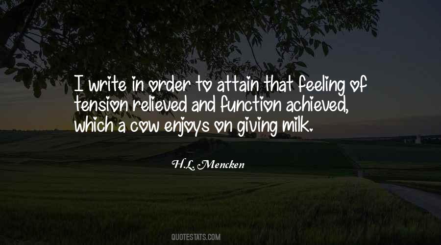 Milk A Cow Quotes #1418769