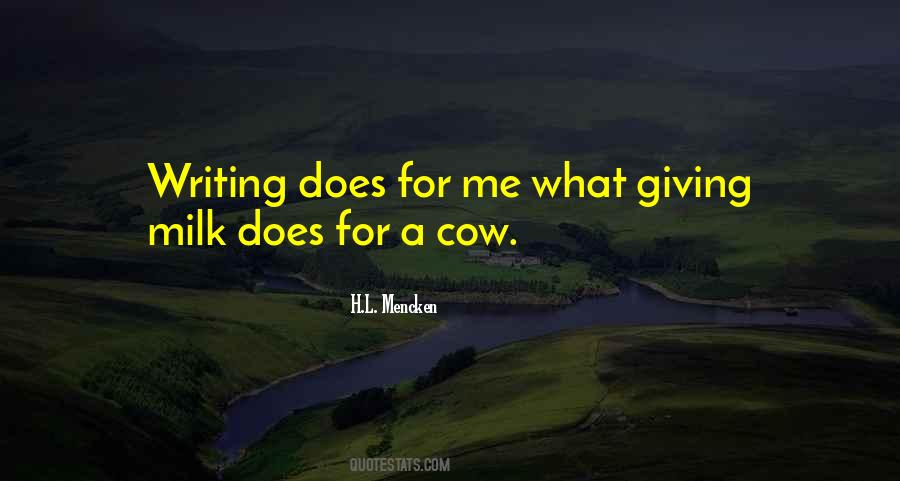 Milk A Cow Quotes #996826