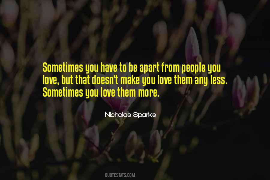 Love Nicholas Sparks Quotes #108546