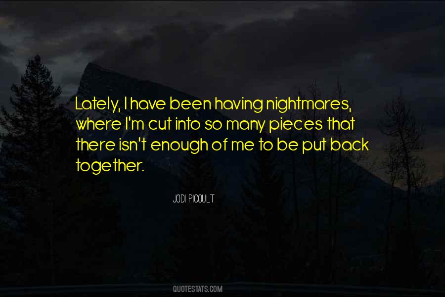 Quotes About Back Together #1291619