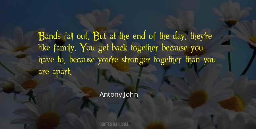 Quotes About Back Together #1347709