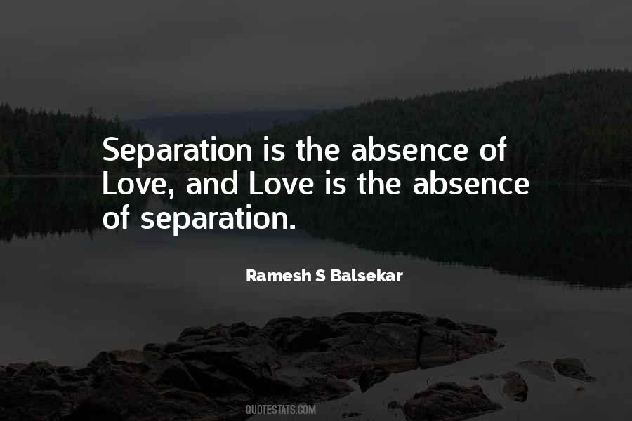 Quotes About Separation Love #593275