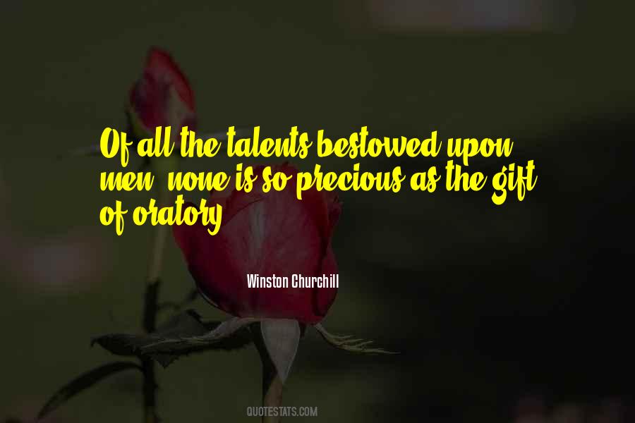 Bestowed Upon Quotes #439235