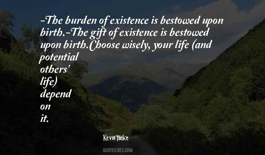 Bestowed Upon Quotes #820576