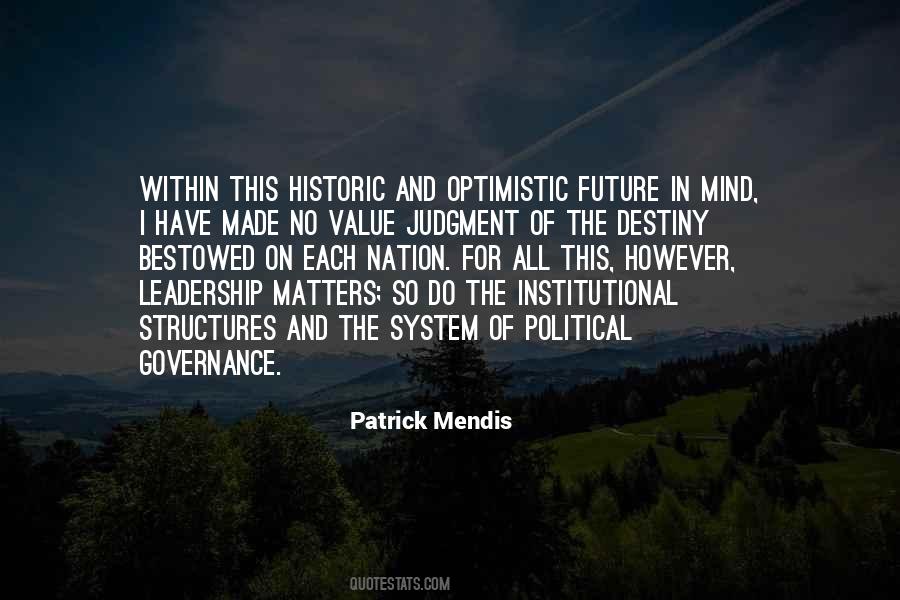 Quotes About Political Institutions #1330768