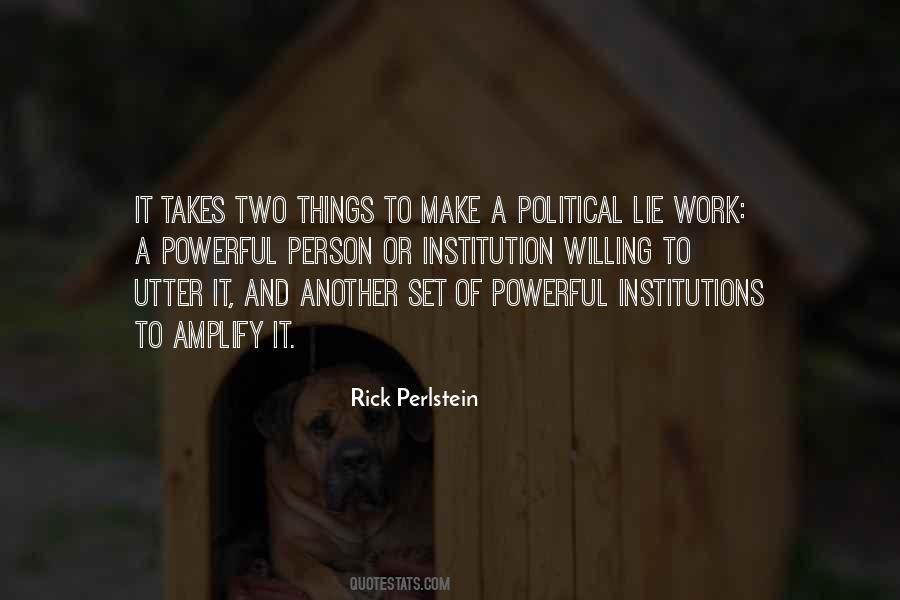 Quotes About Political Institutions #881666