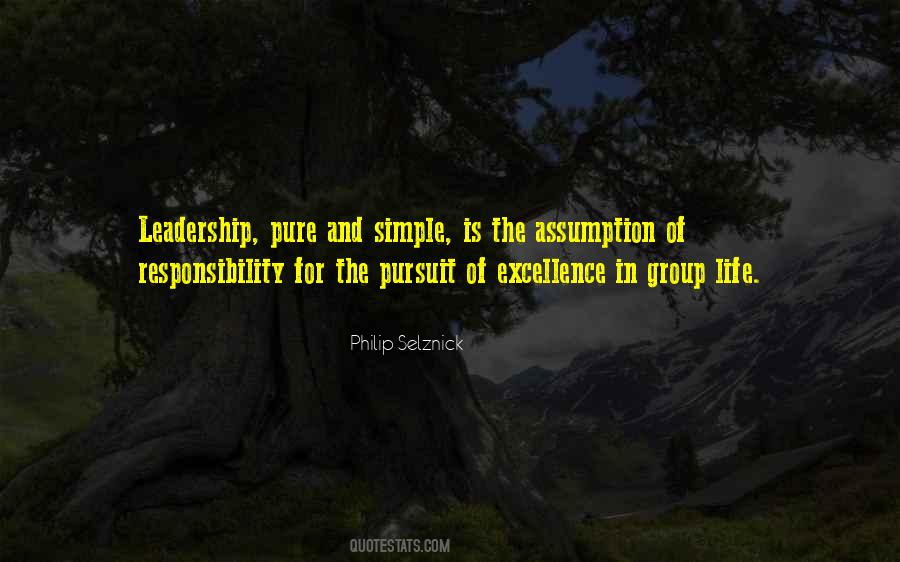 Quotes About Responsibility Of Leadership #1167158