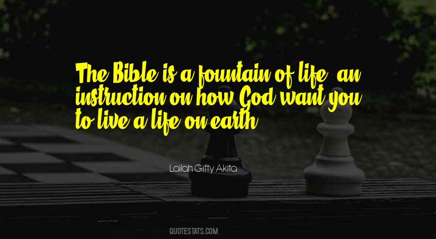 Quotes About Fountain Of Life #1069885