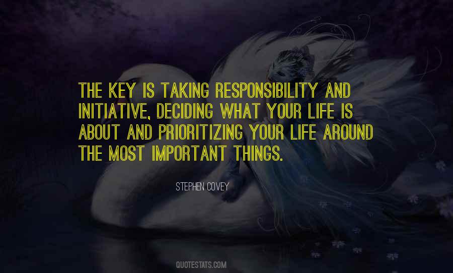 Quotes About Taking Responsibility For Your Own Life #1481598