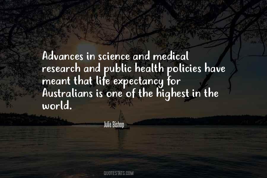 Quotes About Medical Science #1423624