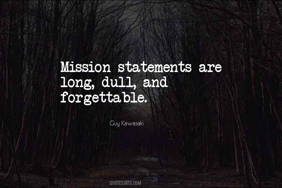 Quotes About Mission Statements #1263353