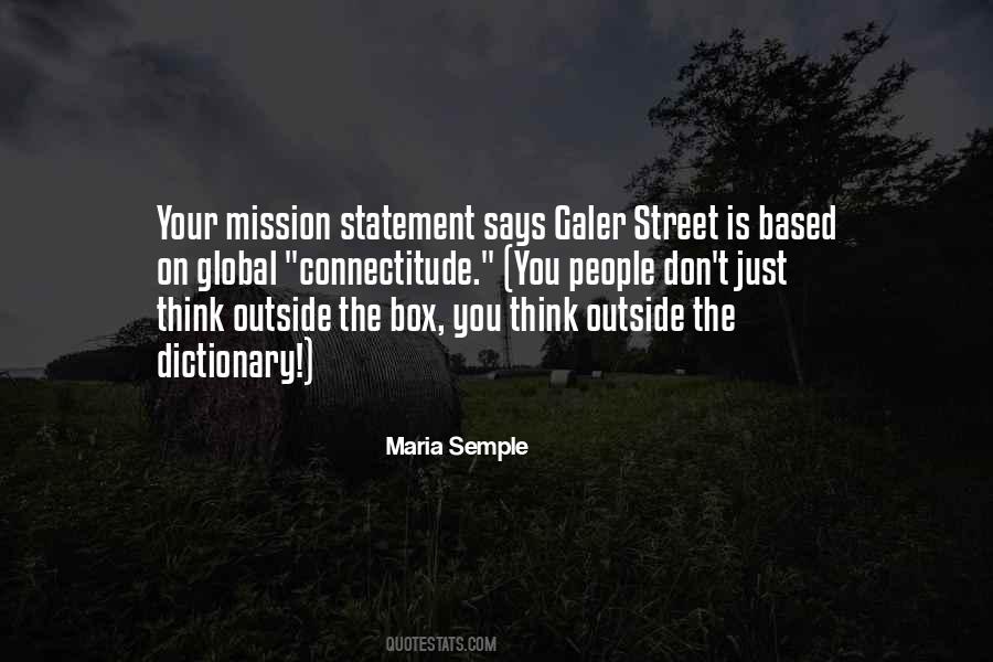 Quotes About Mission Statements #1388501