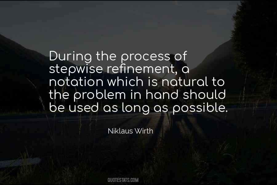 Stepwise Refinement Quotes #282933