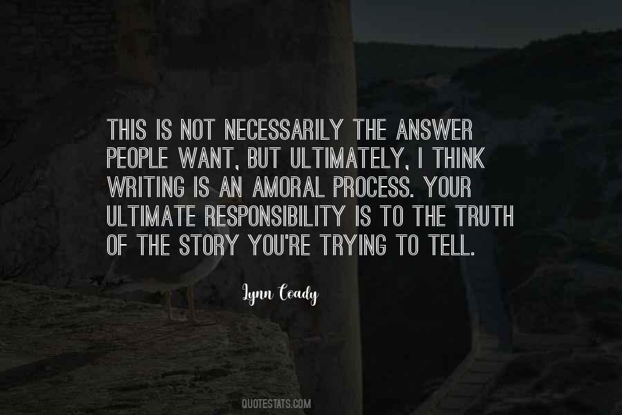 Quotes About Writing The Truth #147078