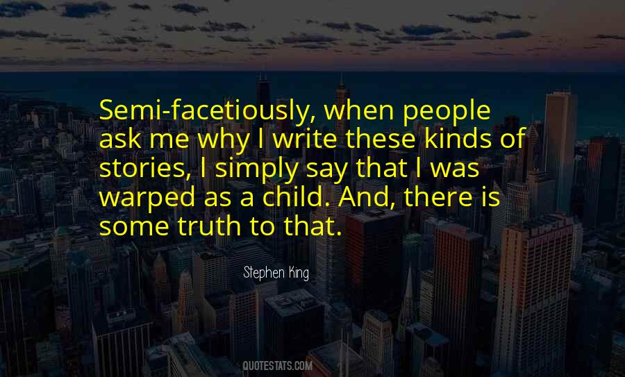 Quotes About Writing The Truth #21241