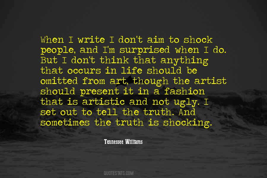 Quotes About Writing The Truth #277177