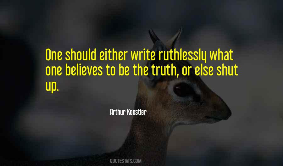 Quotes About Writing The Truth #51141