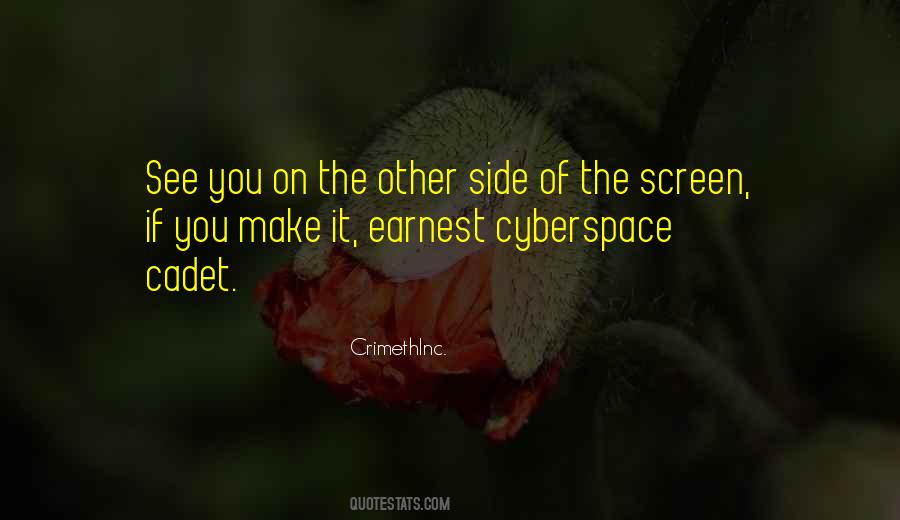 Quotes About Cyberspace #44692