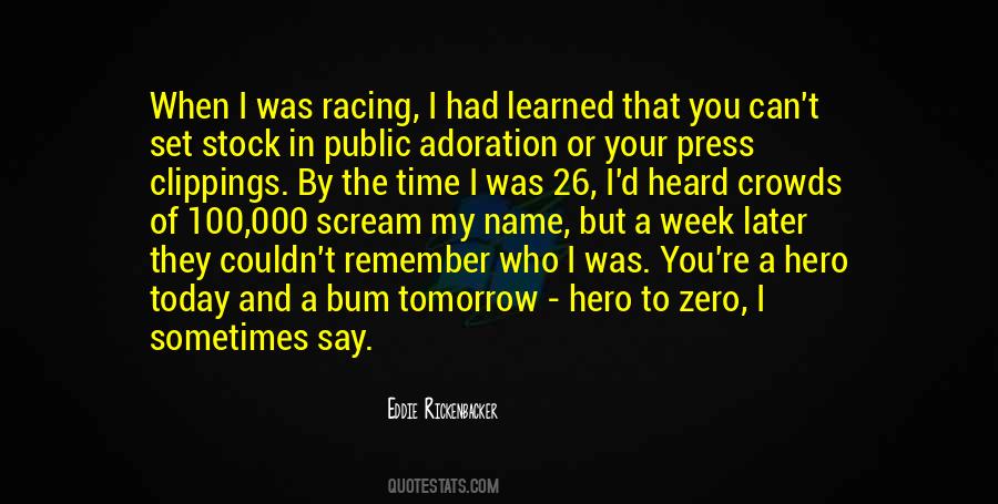 Quotes About Zero To Hero #1423975