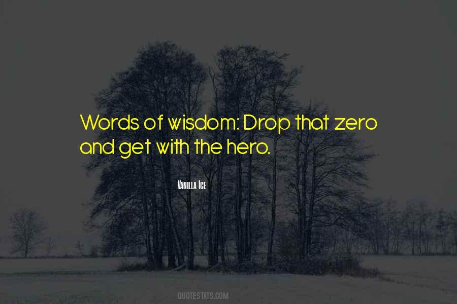 Quotes About Zero To Hero #1750669