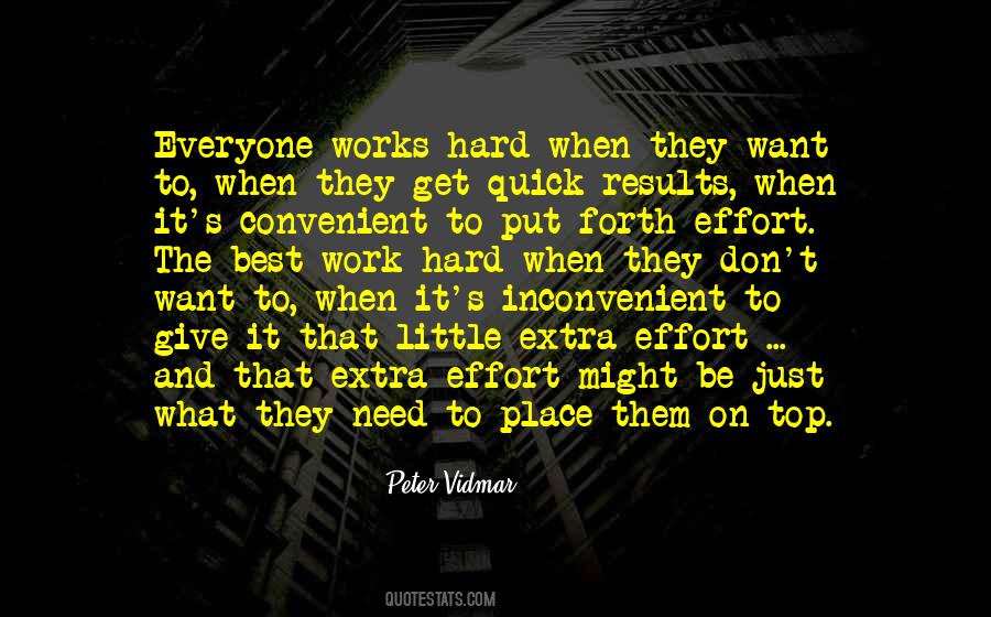 Quotes About Hard Work And Effort #364159