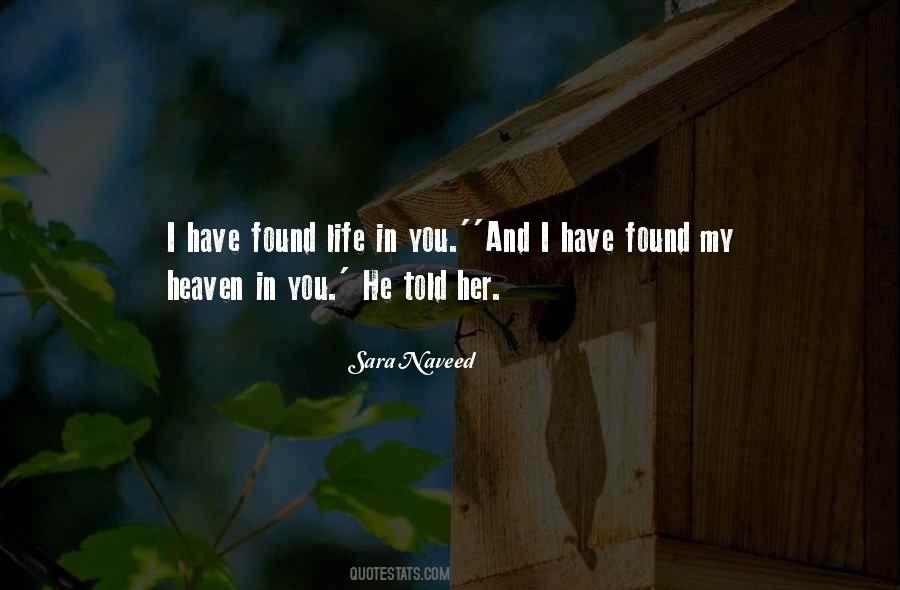 Quotes About I Found My Love #363745