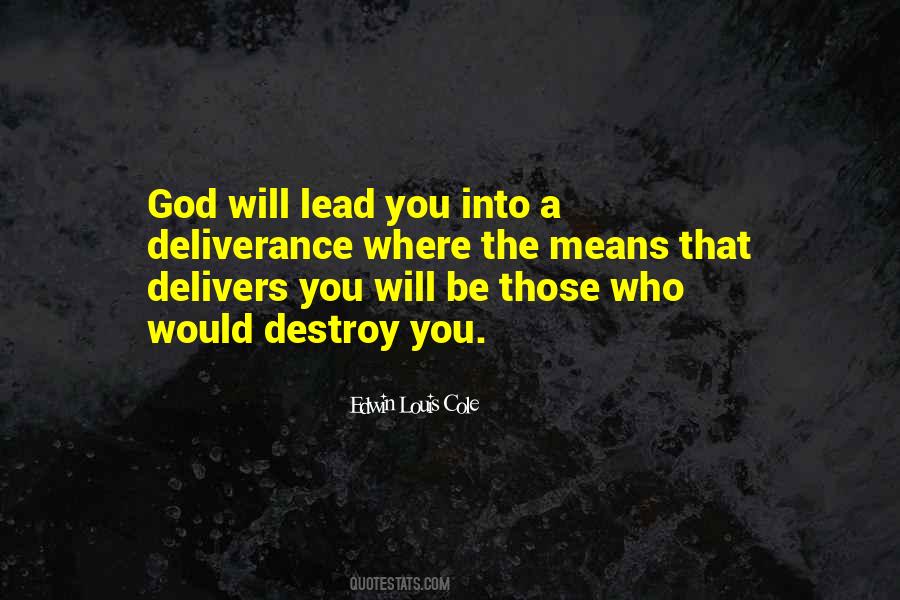 God Deliverance Quotes #1155065