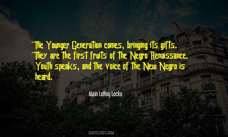 Quotes About The Younger Generation #199356